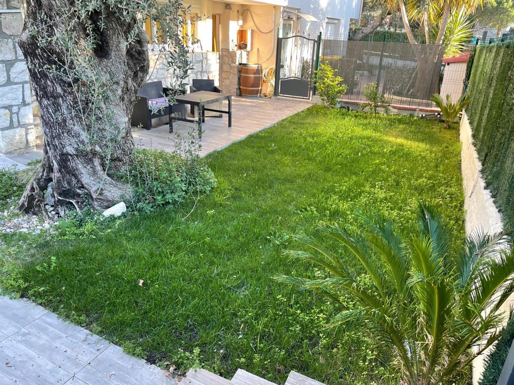 Joli Rez De Jardin 4 Pieces A Cagnes Sur Mer Kültér fotó